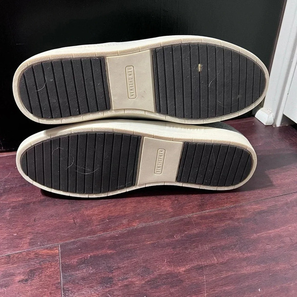 Ben Sherman Chukka Boots Grey high top shoes Sz 9 Canvas & Pebble Leather NWOT - Picture 6 of 8